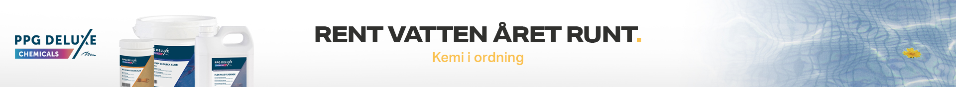 Kemiska medel för vattenbehandling