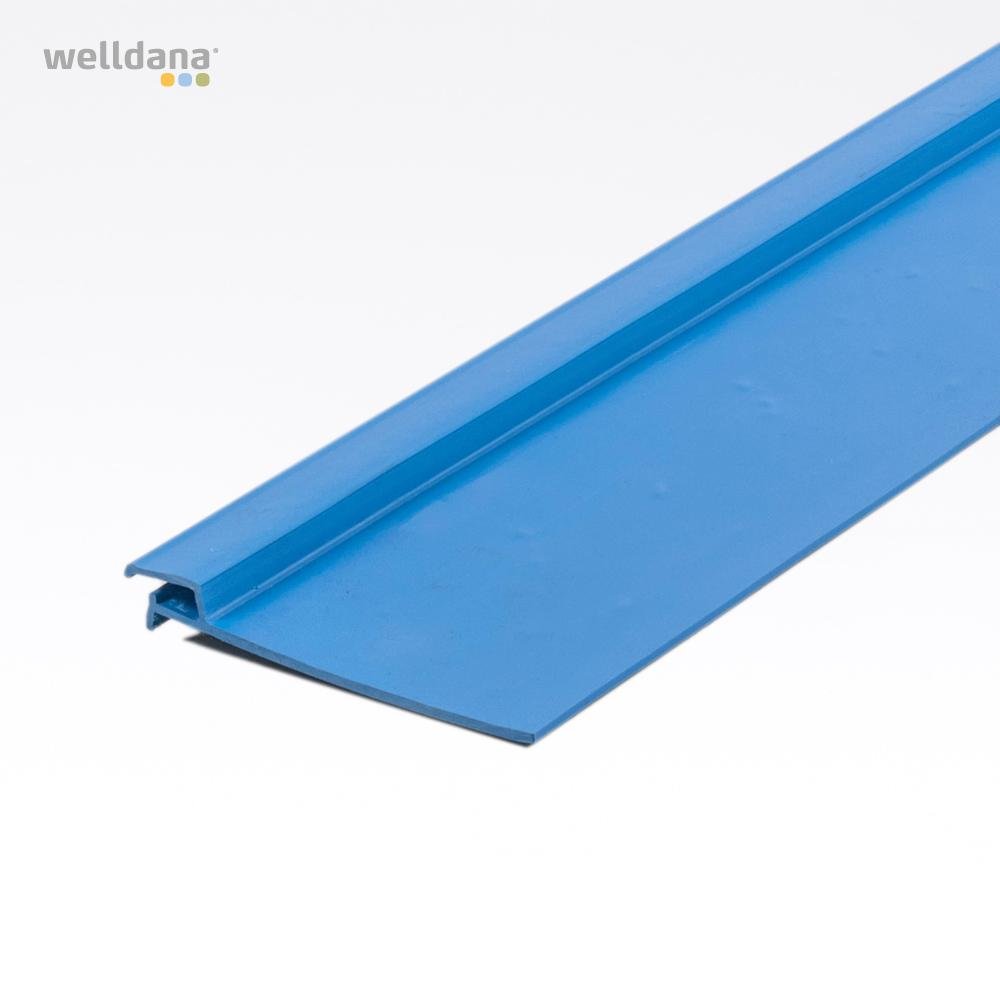 Klemliste, 2 M, til linerlås, blå (top montage) ISOGreen blokke