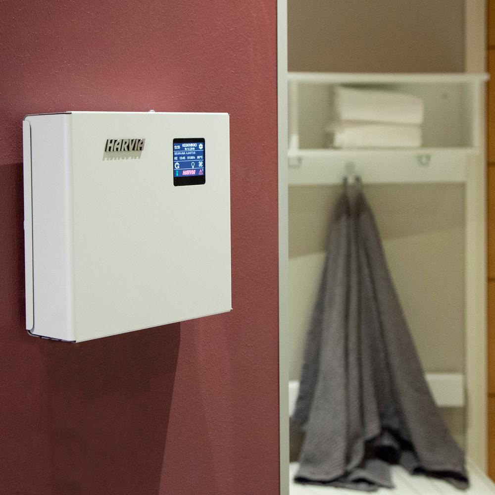 Styring Max 17 kw.   Med touchpanel og uge ur