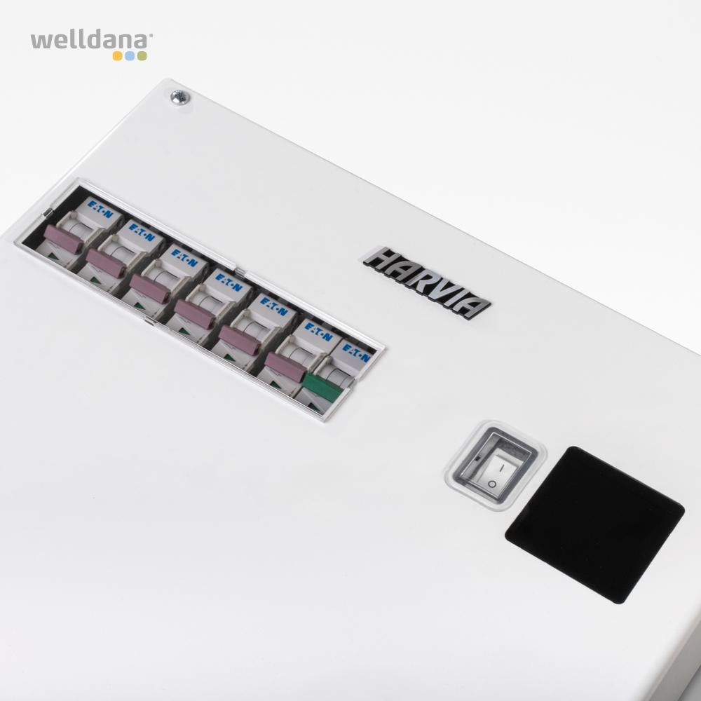 Styring Max 40kw. Med touchpanel og uge ur