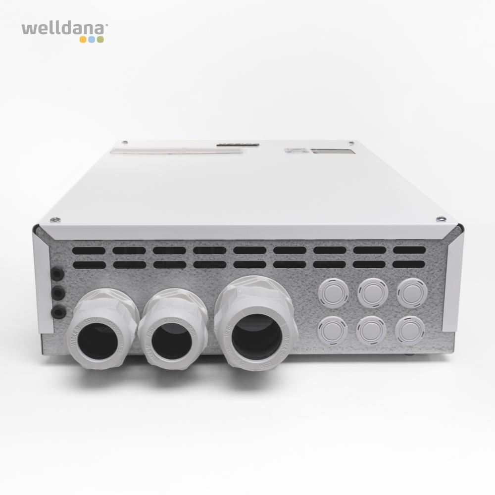 Styring Max 40kw. Med touchpanel og uge ur