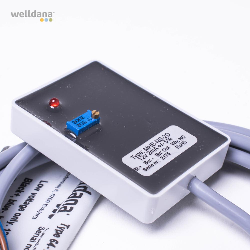 Kapacitiv nivåsensor. 12 V. Sensor MHE-NS-2D H7-208