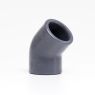 Vinkel 45°, 50 mm PVC. Lim/lim
