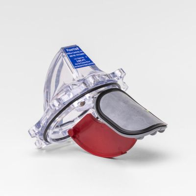 Transparent lock för FlowVis 63/75 mm