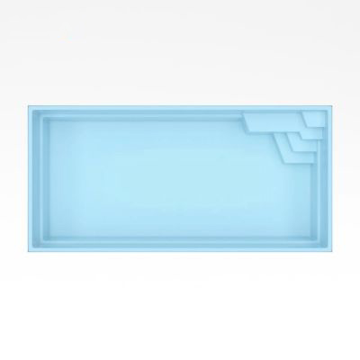 Fiberpool modell Helsingfors 11 x 4,25 x 1,6 m