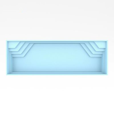 Fiberpool modell Stockholm 11,25 x 3,75 x 1,5 m