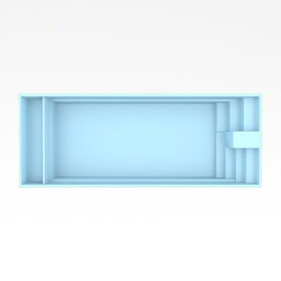 Fiberpool modell Amsterdam 9,7 x 3,7 x 1,60 m