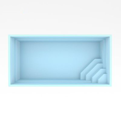 Fiberpool modell Lissabon 6 x 3 x 1,45 m