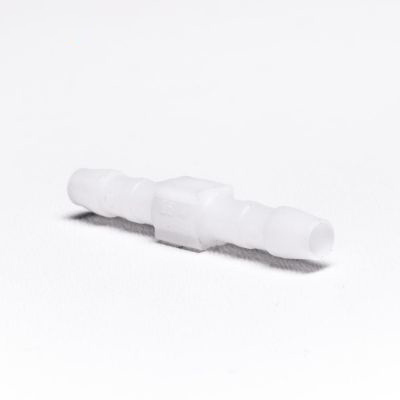 Slangstos, samlare. Vit pvc. t/röd PN-slang.
