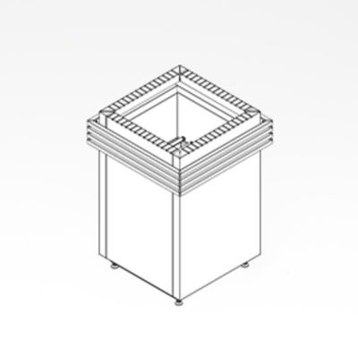 Kantlistsats till Sentiotec Qube Till 9- och 10,5 kW-aggregat, valnöt