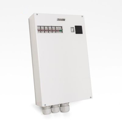 Styring Max 40kw. Med touchpanel og uge ur