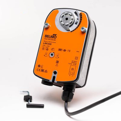 Ventil motor  m. fjerder retur lukning  f.69-997032