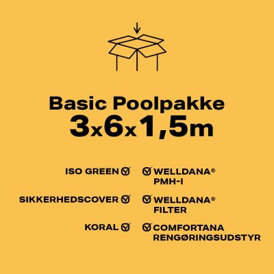 Basic Poolpakke 3x6x1.5m