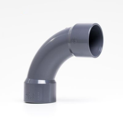 Böj 50 mm x 90° PVC. Lim/lim