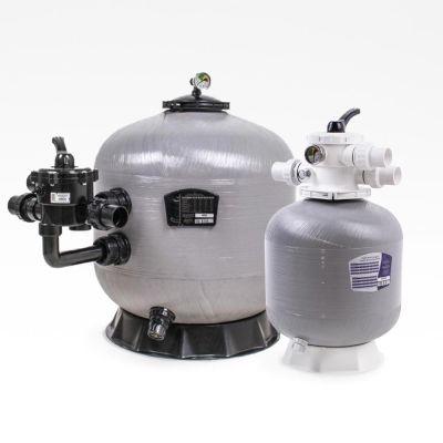 Welldana® sandfilter, GRÅ Sido- och toppmonterat