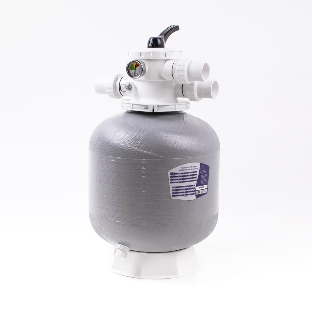 Welldana® sandfilter, GRÅ Sido- och toppmonterat